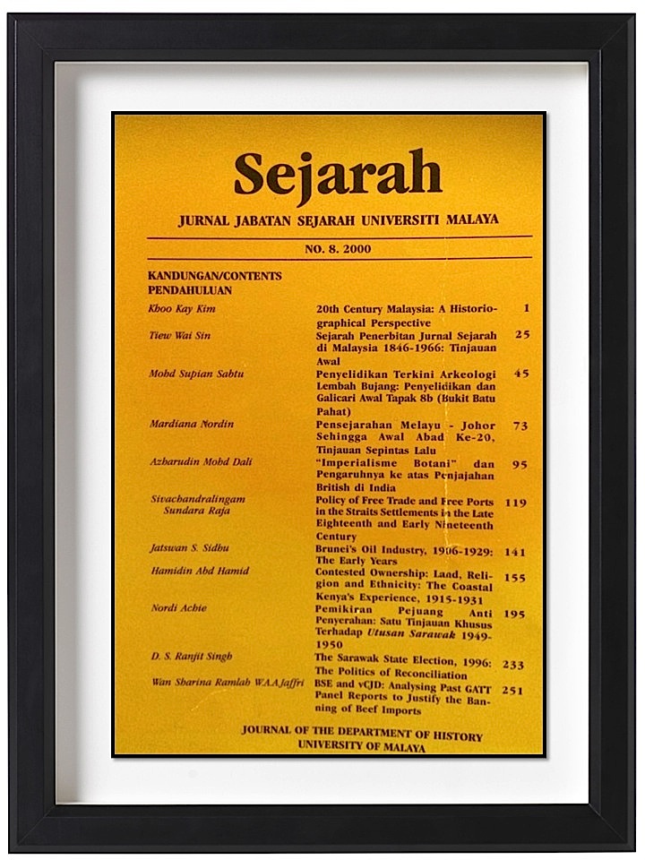 					View Vol. 8 No. 8 (2000): SEJARAH
				