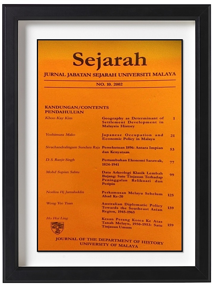 					View Vol. 10 No. 10 (2002): SEJARAH
				